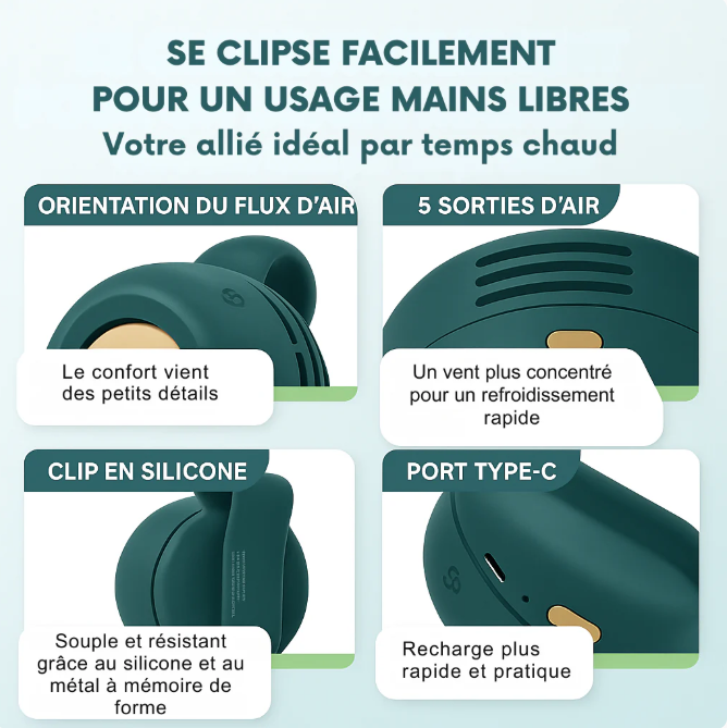 Mini Ventilateur Portable